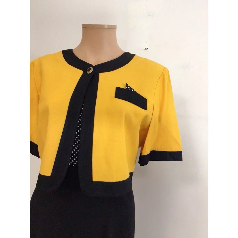 Perceptions Vintage Dress 90’s Power Suit Womens 10 - Picture 4 of 8